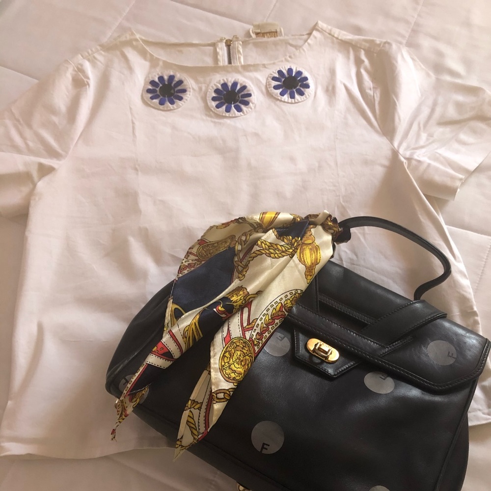 Kate Spade Off White blouse